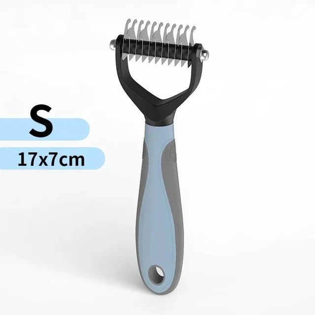 Professional Double-Sided Deshedding Brush 
— Reduces Dog Shedding By Up To 90%