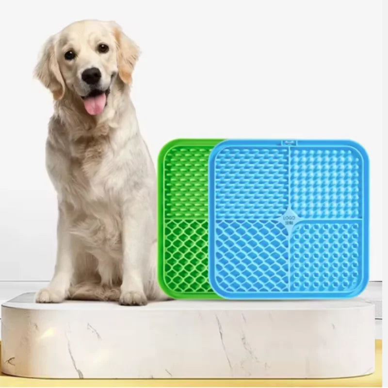 Anxiety Relief Dog Lick Mat — Keeps Dogs 
Calm During Bath, Grooming & Alone Time