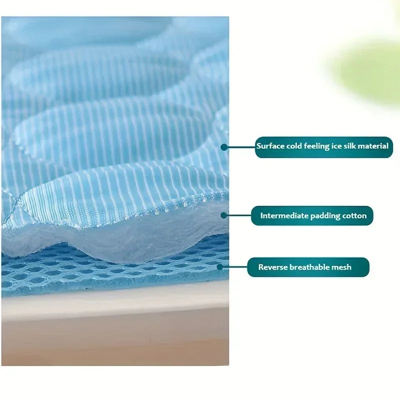 ❄️ Ice Silk Dog Cooling Mat | Instant 3-5°C Cooling | 
No Water No Electricity | Machine Washable | 
For Dogs & Cats | UK Summer Essential 🐾