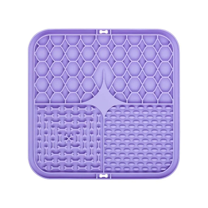 Anxiety Relief Dog Lick Mat — Keeps Dogs 
Calm During Bath, Grooming & Alone Time