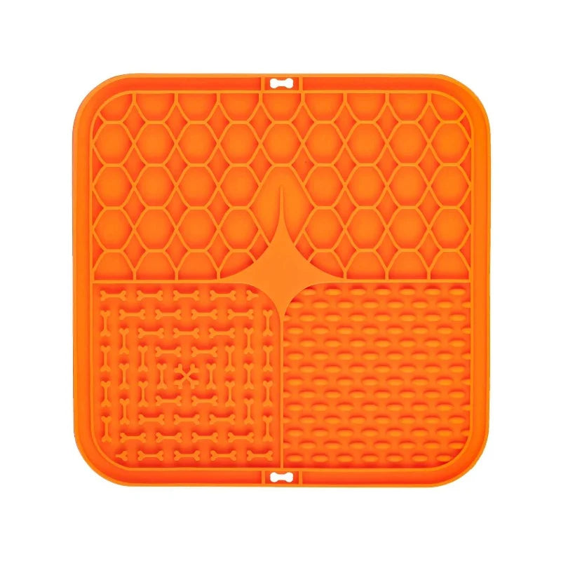 Anxiety Relief Dog Lick Mat — Keeps Dogs 
Calm During Bath, Grooming & Alone Time