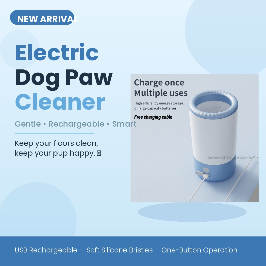 PawSpa Pro - Electric Dog Paw Cleaner | USB Rechargeable | Gentle Silicone Bristles | ALL Breeds