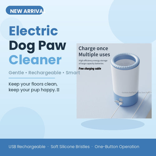 PawSpa Pro - Electric Dog Paw Cleaner | USB Rechargeable | Gentle Silicone Bristles | ALL Breeds
